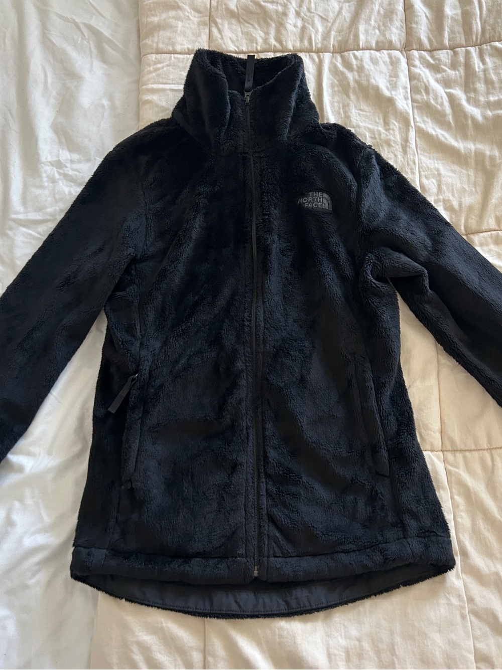The North Face Black Fuzzy Fleece Jacket Women XS Gorpcore Full Zip